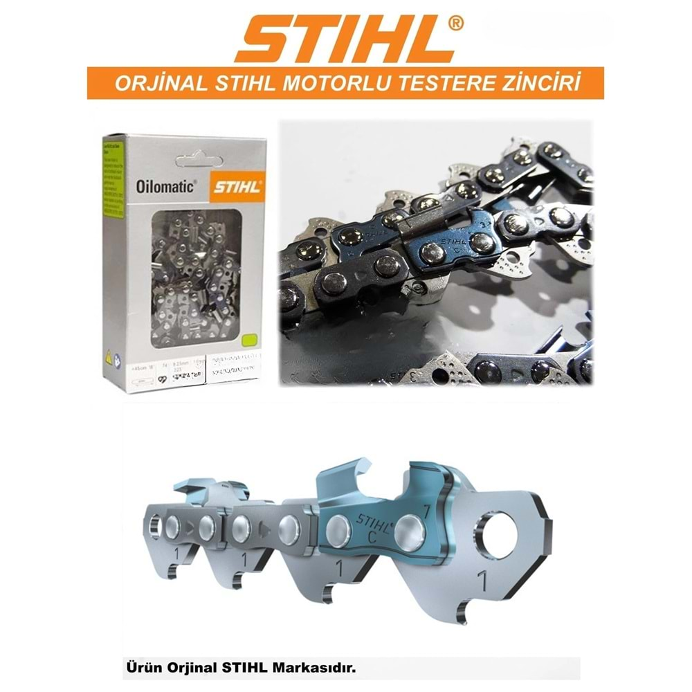 MOTORLU TESTERE ZİNCİR 3/25 34 DİŞ STIHL ORJİNAL