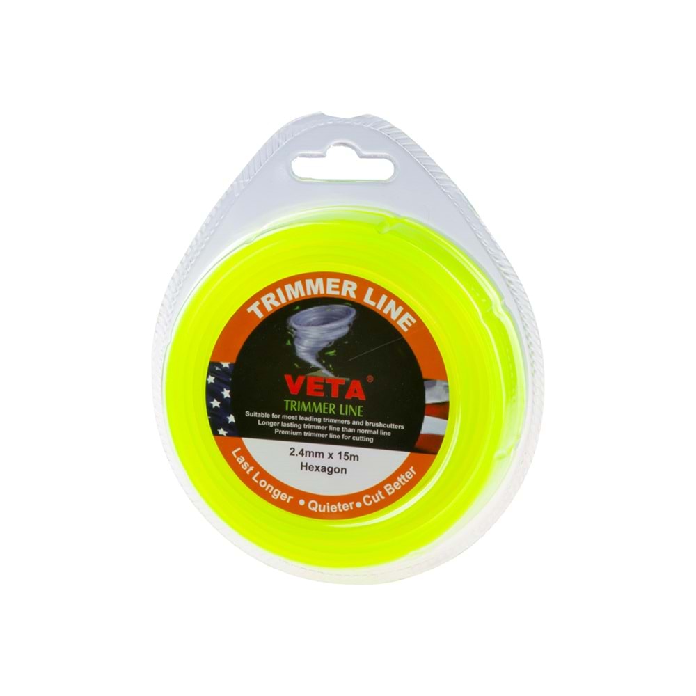 TIRPAN MİSİNA İPİ 2,4 MM 15 MT VETA ELEKTRİKLİ