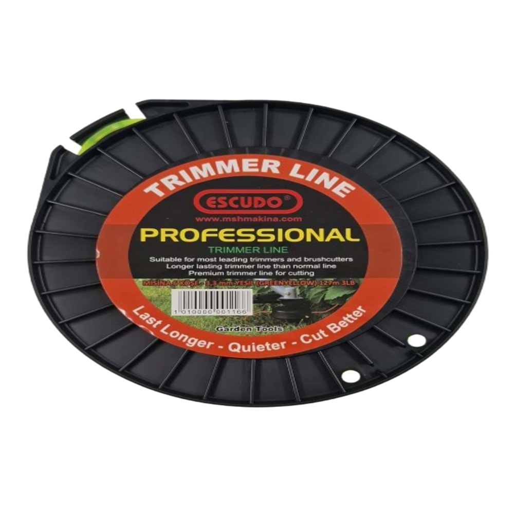 TIRPAN MİSİNA İPİ 3,3 MM 127 MT TRIMMER LINE ESCUDO