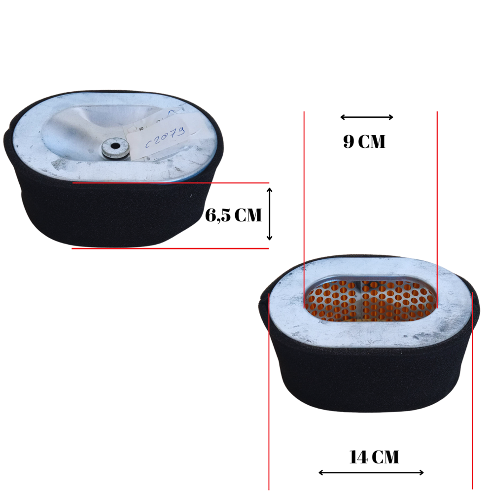 ÇAPA HAVA FİLTRESİ KURU TİP DİZEL 186/188/192 10 HP