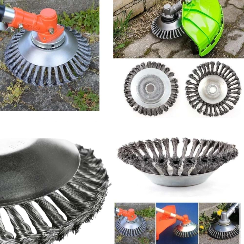 MOTORLU TIRPAN ÇELİK FIRÇA BAŞLIK TÜM MODELLER 6