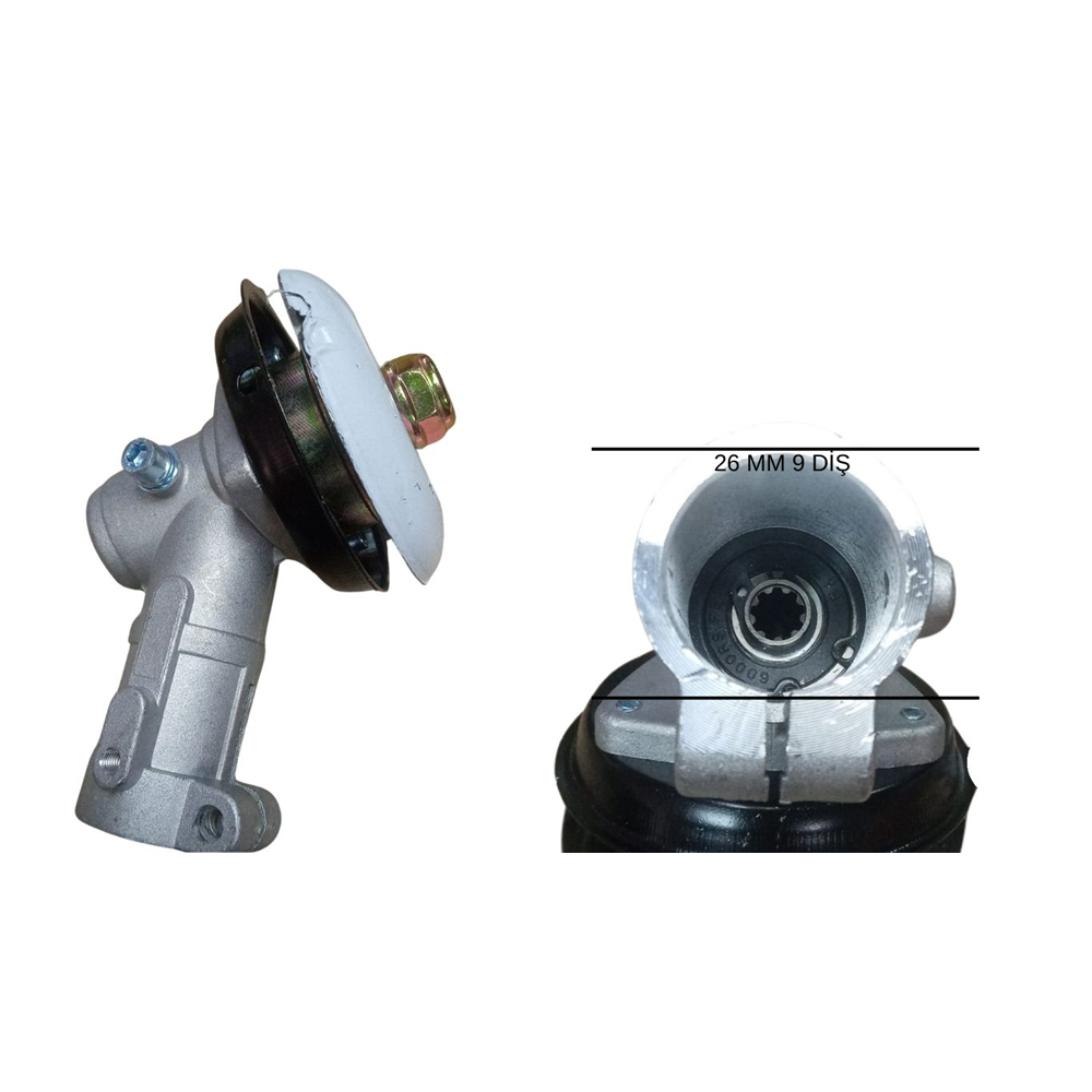 MOTORLU TIRPAN REDİKTÖR ÇİN 26 MM 9 DİŞ