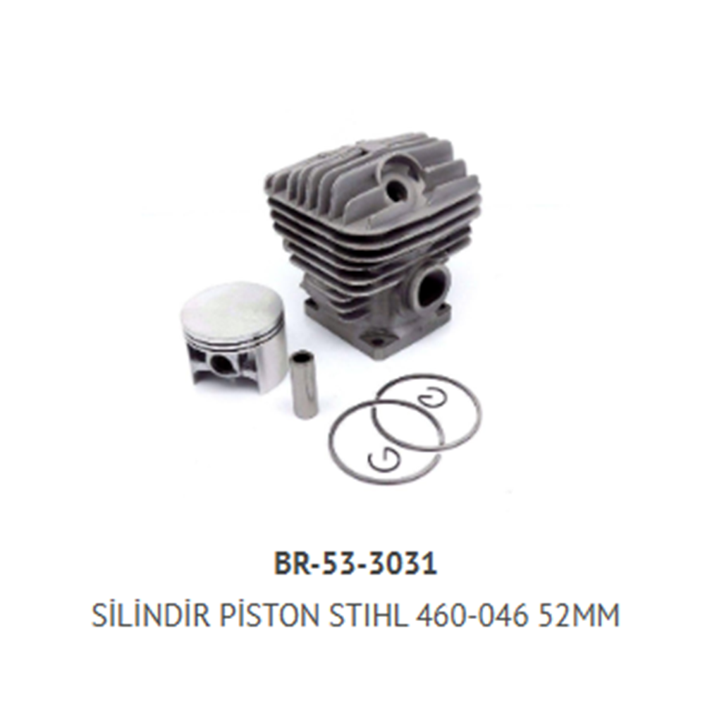 MOTORLU TESTERE SİLİNDİR PİSTON STI. MS460-046 52MM BRETTOO