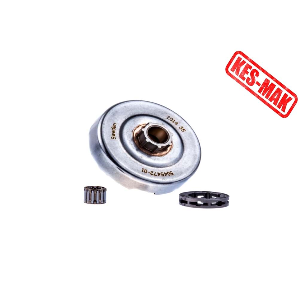 MOTORLU TESTERE ZİNCİR DİŞLİSİ RİMLİ HUSQVARNA 365/372/385/575/2165/2166/2171/2172 RİMLİ 3/87T ORJİNAL