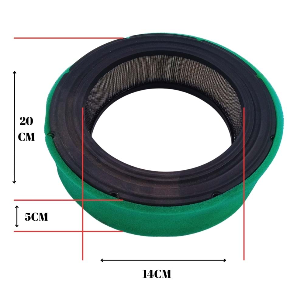 ÇİM BİÇME HAVA FİLTRESİ BRİGGS STRATTON 16/18 HP ORJİNAL