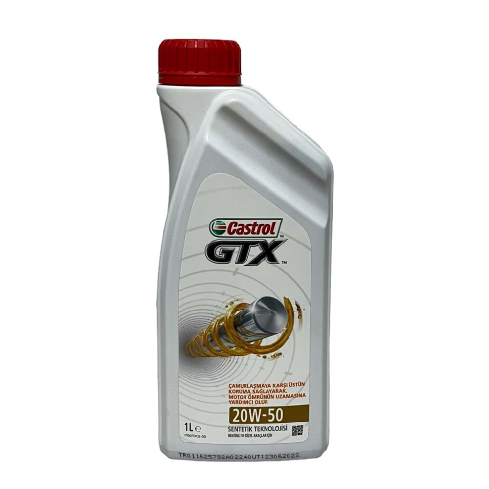 ÇİM BİÇME/ÇAPA/SU MOTORU YAĞI CASTROL 20/50 1 LİTRE 4T (DÖRT ZAMANLI)