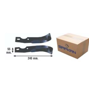 ÇAPA BIÇAK 7 HP ÜNİVERSAL TAKIM 12 ADET SAĞ/12 ADET SOL