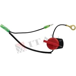 ÇAPA/SU MOTORU START STOP DÜĞMESİ HONDA GX120/160/200/390/420 ÇİFT KABLO