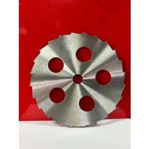 TIRPAN BIÇAK TEPSİSİ RAPCO BİLENEBİLİR DELİKLİ 255MMx24T