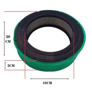 ÇİM BİÇME HAVA FİLTRESİ BRİGGS STRATTON 16/18 HP ORJİNAL