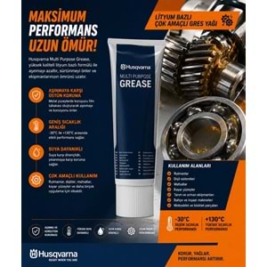 MOTORLU TESTERE/MOTORLU TIRPAN GRES YAĞI HUSQVARNA 225 GR BEYAZ