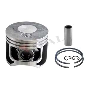 MOTORLU TESTERE PİSTON SEGMAN HYUNDAI HMT760/ORAC LH5800/OLEOMAC GSH56 45,2MM 54,5 CC