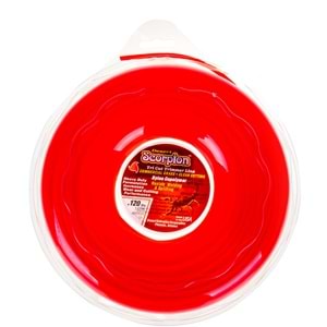 TIRPAN MİSİNA İPİ 3.3 MM 41 MT SCORPION DESERT KIRMIZI 3 KÖŞE