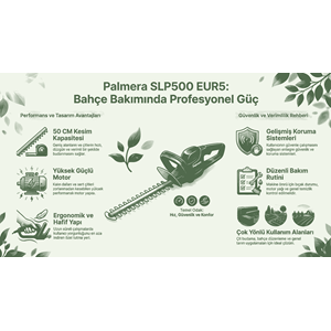 ÇİT BUDAMA MAKİNASI PALMERA SLP500 EUR5 50 CM