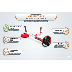 MOTORLU TIRPAN ARCHER YH620 YAN