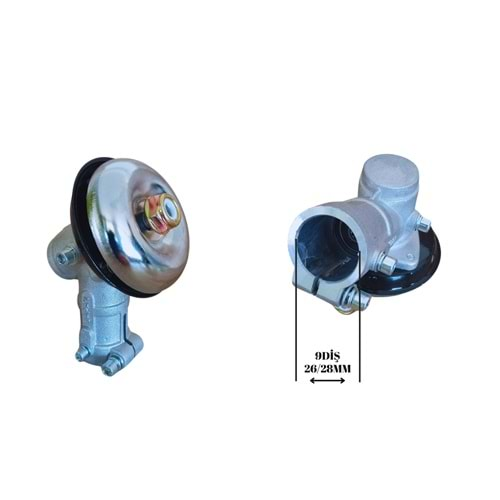 MOTORLU TIRPAN REDİKTÖR ÇİN 26/28MM 9 DİŞ VETA