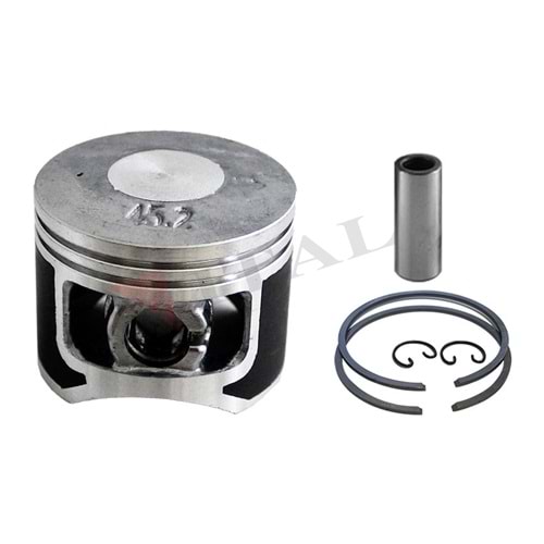 MOTORLU TESTERE PİSTON SEGMAN HYUNDAI HMT760/ORAC LH5800/OLEOMAC GSH56 45,2MM 54,5 CC