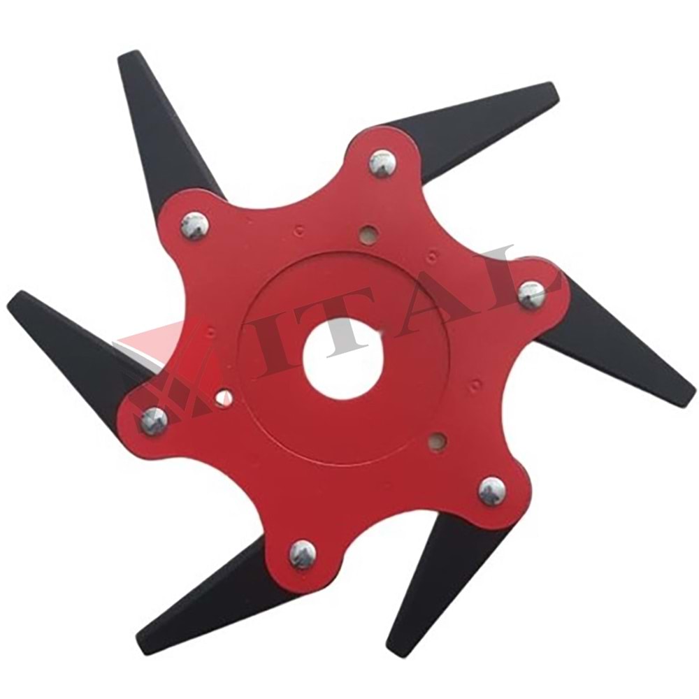 MOTORLU TIRPAN BAŞLIĞI 6 BIÇAKLI