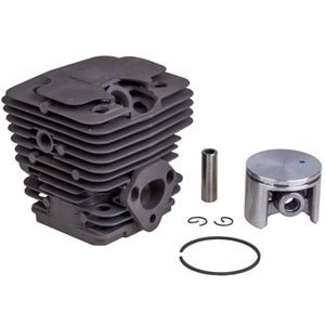 MOTORLU TIRPAN SİLİNDİR PİSTON ALPİNA/CASTOR 52/55 45MM VETA NİKASİL