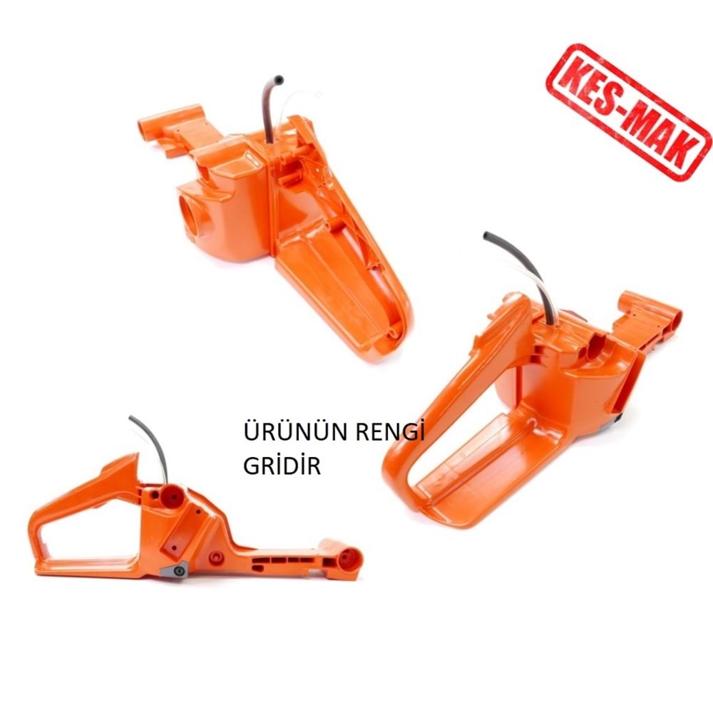 MOTORLU TESTERE BENZİN DEPOSU KOMPLE (RENK GRİ) OLEOMAC 956/961/962/GS630 ORJİNAL