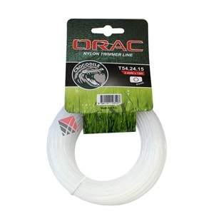 TIRPAN MİSİNA İPİ 2,4 MM 15 MT ORAC ELEKTRİKLİ